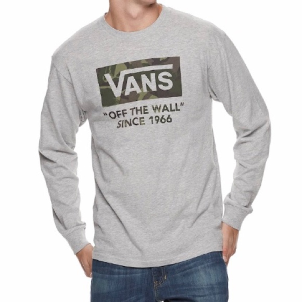 Vans Long Sleeve T-shirt camo logo